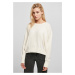 Women's eco viscose oversized sweater - cream