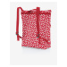 Bielo-červený vzorovaný chladiaci batoh Reisenthel Cooler-Backpack Signature
