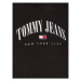 Tommy Jeans Mikina Essential Logo DW0DW14852 Čierna Relaxed Fit