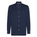 Tommy Hilfiger Košeľa - COTTON CASHMERE SHIRT tmavomodrá