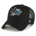 Čiapka 47 brand NHL San Jose Sharks čierna farba, s potlačou, H-BRANS22CTP-BK