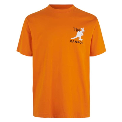 KANGOL Tričko 'Harlem'  oranžová / čierna / biela