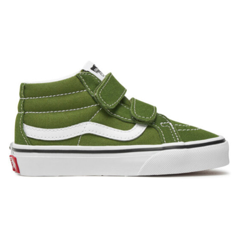 Vans Sneakersy Sk8-Mid Reissue VN000CYFCIB1 Zelená