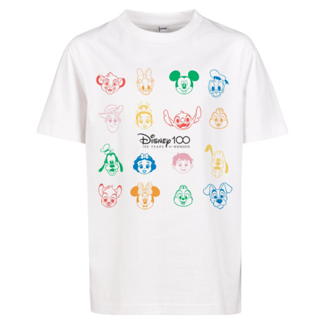 Disney 100 Faces Children's T-Shirt White mister tee