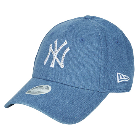 New-Era  FEMALE DIAMANTE DENIM 9FORTY® NEW YORK YANKEES  Šiltovky Modrá