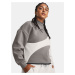 Under Armour Unstoppable Flc Crop Crew-GRY Sweatshirt - Women