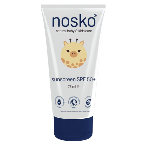 Nosko Sunscreen SPF 50+ Detský opaľovací krém 75 ml