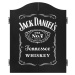 Šípkový kabinet Mission JACK DANIELS, čierny