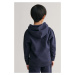 MIKINA GANT GANT ARCH SCRIPT HOODIE EVENING BLUE