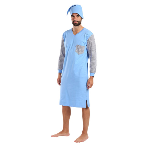 Men's nightshirt Foltýn blue