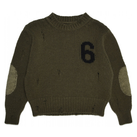 Sveter Mm6 Knitwear Khaki