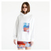 Mikina CALVIN KLEIN JEANS Motion Floral Aw Hoodie White