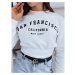 Women's sweatshirt SAN FRANCISCO ecru Dstreet BY0922