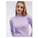 Svetlo fialový dámsky ľahký sveter ORSAY