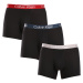 3PACK pánske boxerky Calvin Klein čierne (NB2971A-PZI)