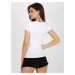 Biele basic tričko s okrúhlym výstrihom NM-TS-L895.21-white