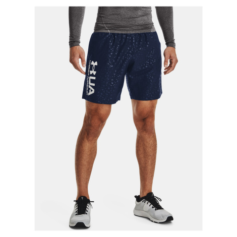 Šortky Under Armour UA Woven Emboss Shorts-NVY - Muži