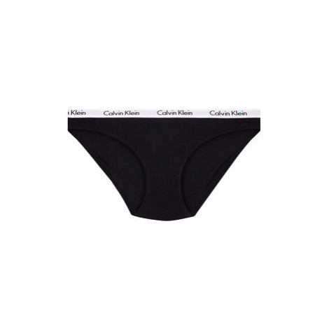 Calvin Klein Underwear Súprava 3 kusov klasických nohavičiek 000QD3588E Čierna