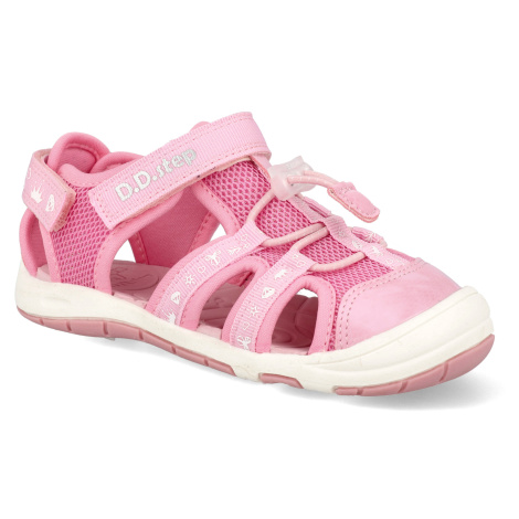 Dětské sandály D.D.step - G065-51748C Dark pink růžové