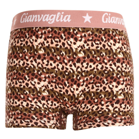 Dievčenské nohavičky s predlženou nohavičkou boxerky Gianvaglia ružové (813)
