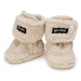 T-TOMI TEDDY Booties Cream detské capačky 9-12 months