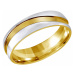 Silvego Snubný oceľový prsteň pre mužov a ženy Mariage RRC2050-M 58 mm