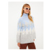 LC Waikiki Women's Turtleneck Patterned Long Sleeve Knitwear Sweater