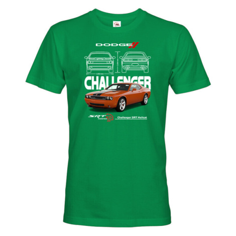Pánské tričko  Dodge Challenger SRT Hellcat - kvalitná tlač a rýchle dodanie