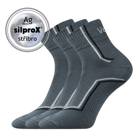 VOXX Kroton silproX ponožky tmavosivé 3 páry 101431