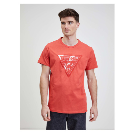 Coral Men's T-Shirt Guess - Men