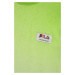 Detské bavlnené tričko Fila zelená farba, vzorovaný