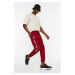 Trendyol Claret Red Men Regular Fit Printed Elastic Leg Sweatpants