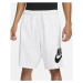 Pánske tréningové kraťasy NIKE M NK CLUB ALUMNI HBR FT SHORT-White