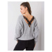 OCH BELLA Grey sweater with back neckline