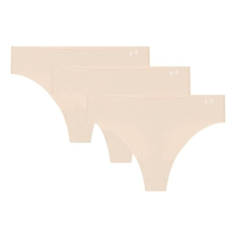 Under Armour Dámske tangá Pure Stretch NS Thong 3Pack Brown  XSXS