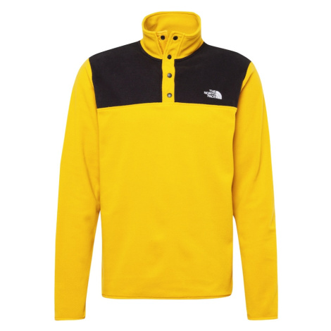 THE NORTH FACE Športový sveter 'Glacier'  žltá / čierna / biela