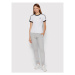 Adidas Teplákové nohavice Essentials Fleece 3-Stripes GV6020 Sivá Slim Fit