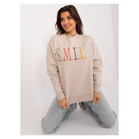 Sweatshirt-D10606BA02565C-beige Sublevel