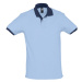 SOĽS Prince Uni polokošele SL11369 Sky blue / French navy