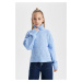 DEFACTO Girl's Turtleneck Knitwear Sweater