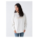 LC Waikiki Crew Neck Embroidered Long Sleeve Oversize Women's Sweatshirt