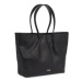 Tommy Hilfiger Kabelka Crest Leather Tote AW0AW15230 Čierna