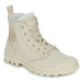 Palladium  PAMPA HI ZIP WL  Členkové tenisky Béžová