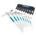 PARK TOOL sada kľúčov - SET T-ALLEN WRENCHES PT-THH-1 - modrá/strieborná