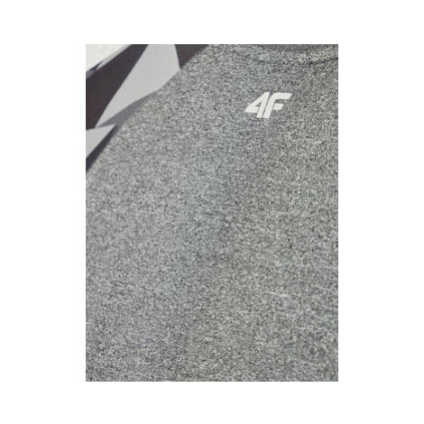 4F Funkčné tričko HJL21-JTSM014 Sivá Regular Fit