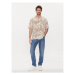 Jack&Jones Košeľa Jeff 12248408 Béžová Relaxed Fit