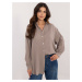 Dark beige long shirt SUBLEVEL