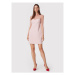Red Valentino Koktejlové šaty 1R3VAES5 Ružová Slim Fit