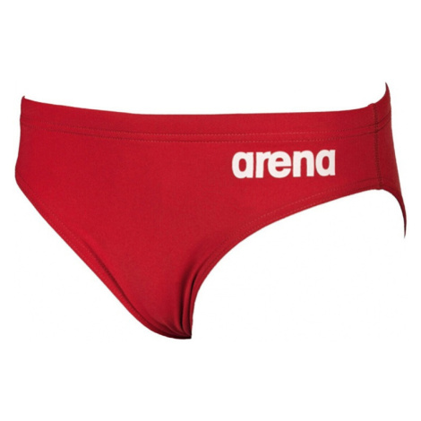 Arena solid brief junior red
