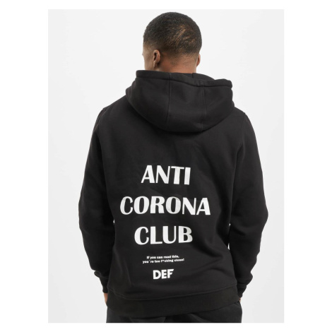 Anti Corona Hoody Black